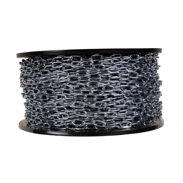 Chaîne Robuste En Acier Plaqué Zinc Brillant - Bobine Complète Ou Longueurs Sur Mesure, Idéale Pour Sécurité Et Levage