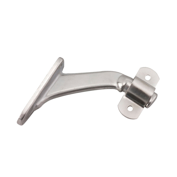 QCAA Heavy Duty Zinc Handrail Brackets - Brushed Satin Nickel, 6 Pack, Supports 80 Lbs Each - View #10