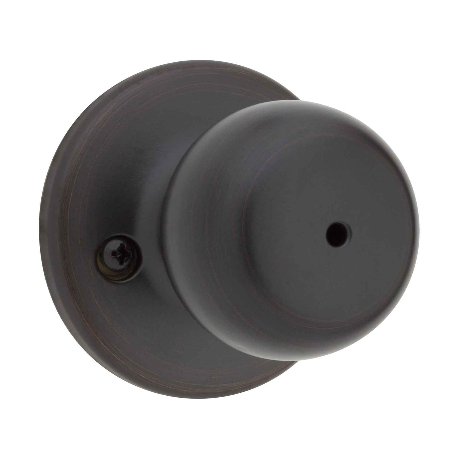 Poignée ronde d’intimité Fairfax, bronze vénitien