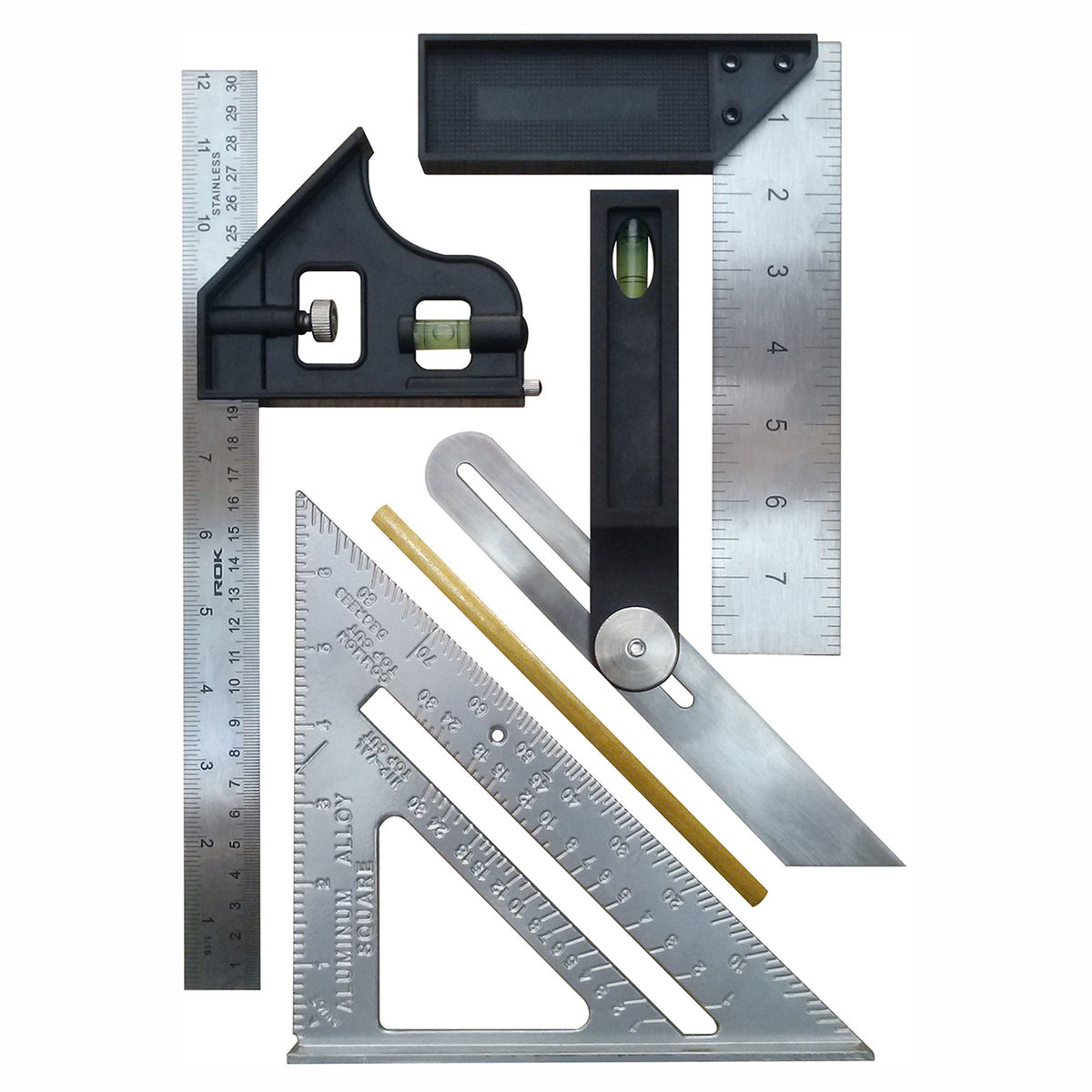 Ensemble d'outils de mesure, 5 pièces