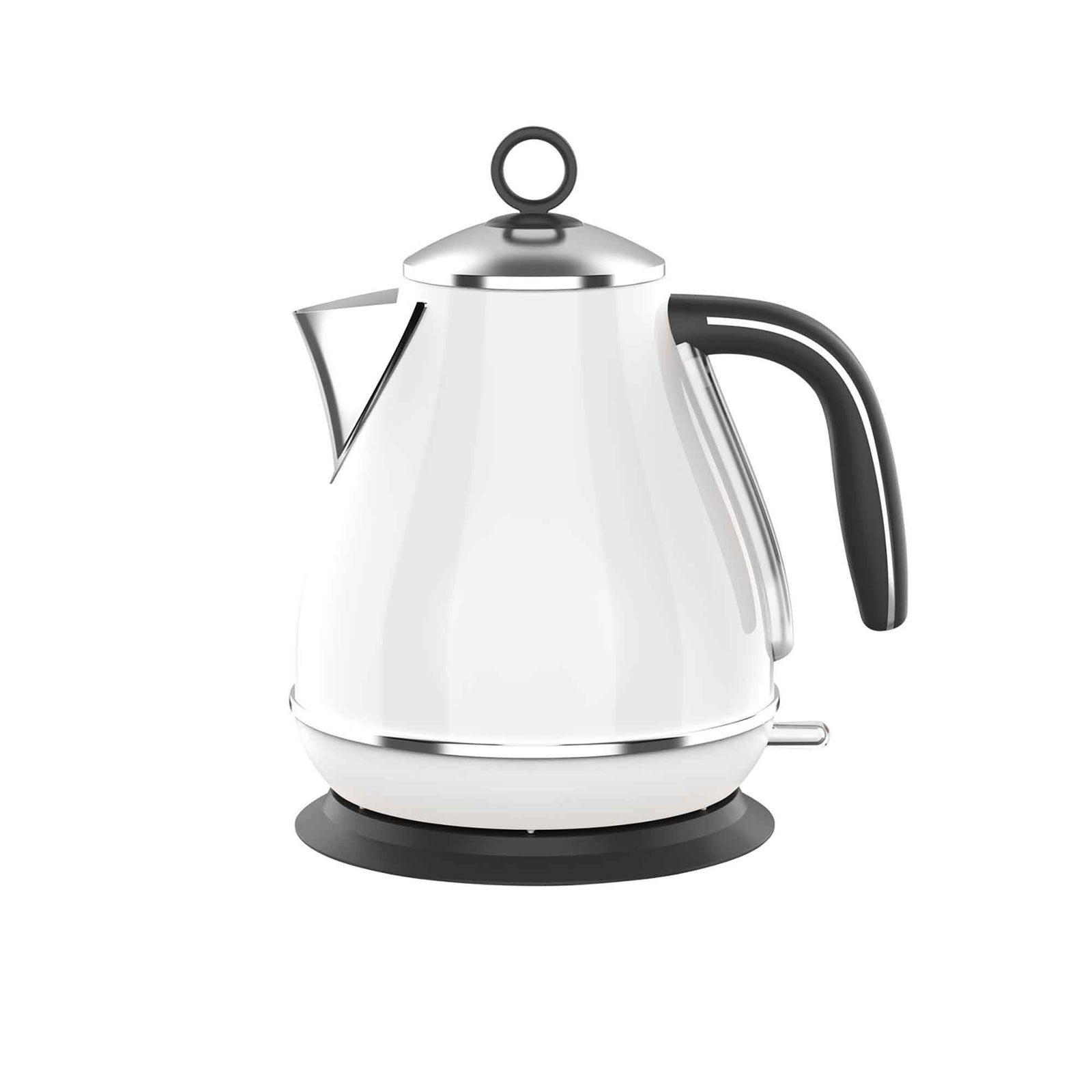 Bouilloire rétro blanche, 1,7 L