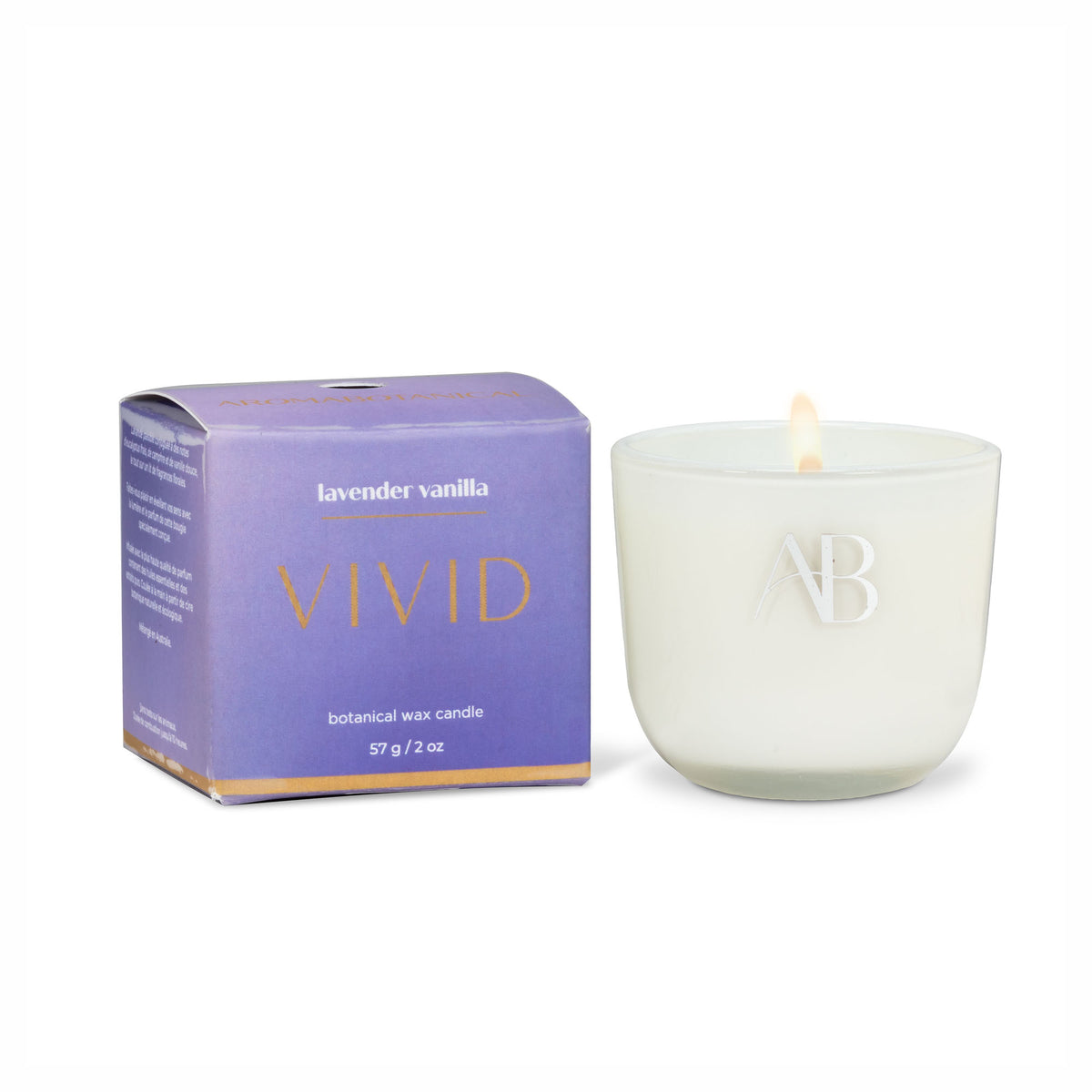 Mini-bougie VIVID de 57 g, lavande-vanille