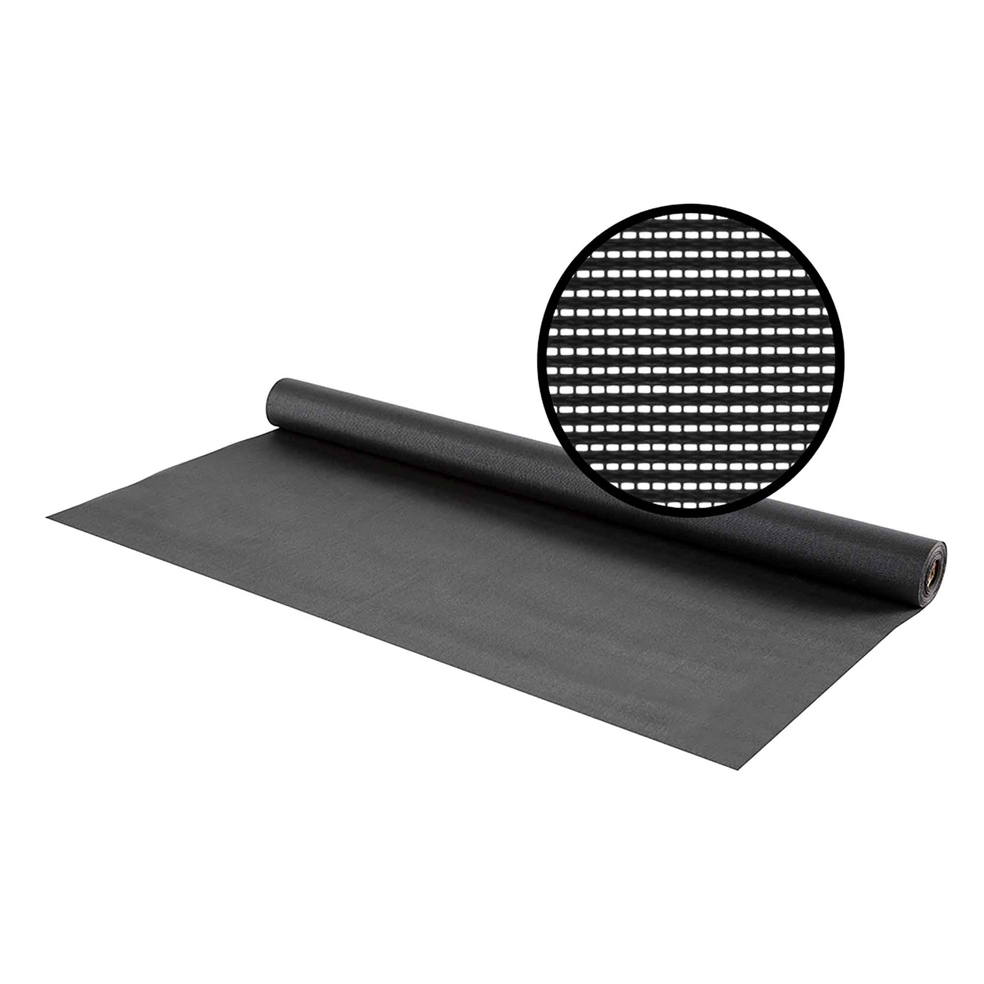 Moustiquaire de protection solaire de 36'' x 84'', noire