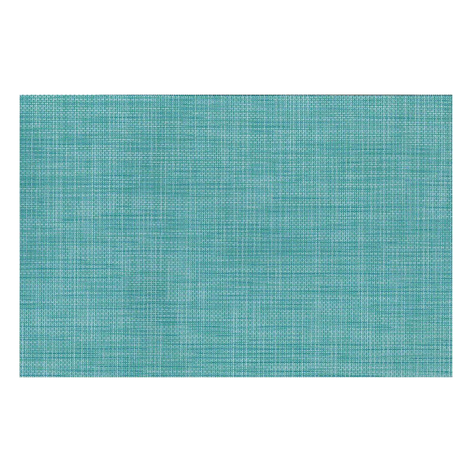 Napperon tissé en textilène de 12" x 18", sarcelle