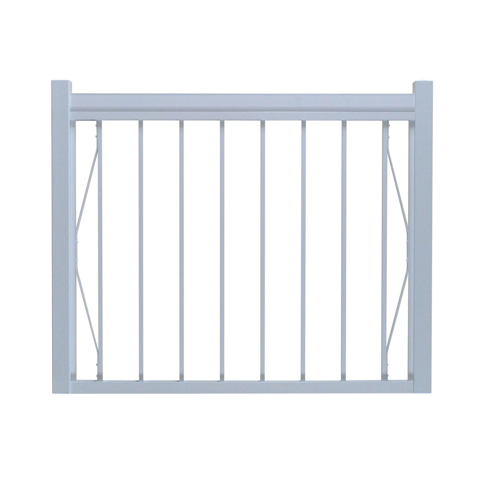 Ensemble de barrière blanc pour rampe d'aluminium Legacy, 42'' x 48''