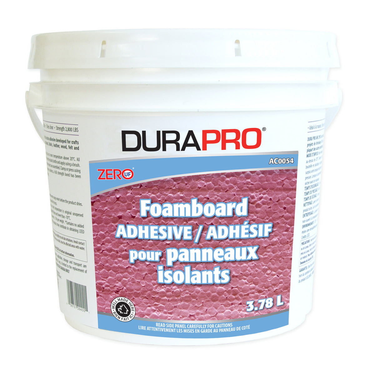 Adhésif pour panneaux isolants, 3,78 L