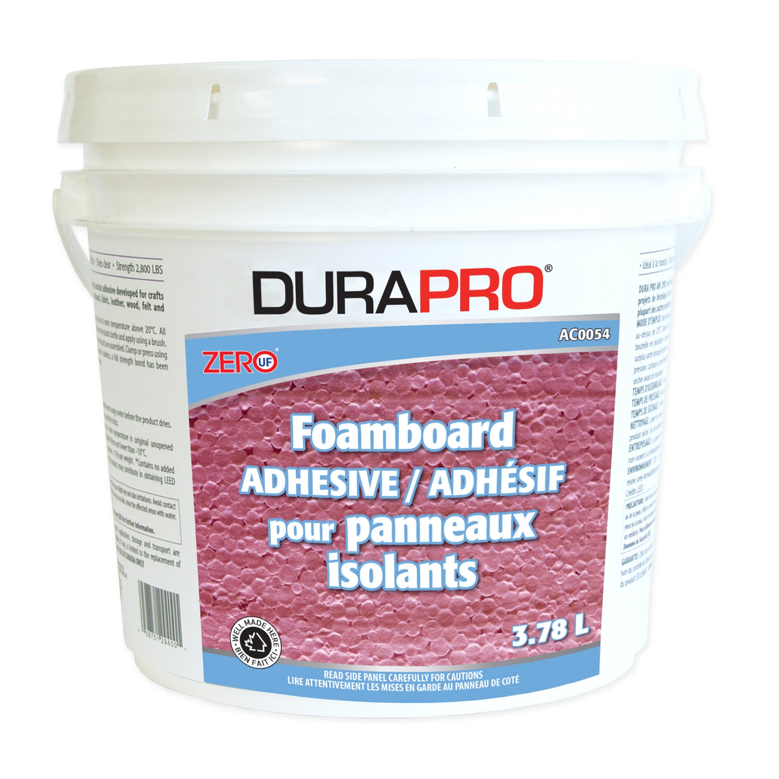 Adhésif pour panneaux isolants, 3,78 L