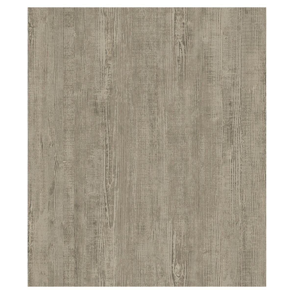 Papier peint adhésif à imitation de bois naturel en relief, 20,5" x 18' (taupe)