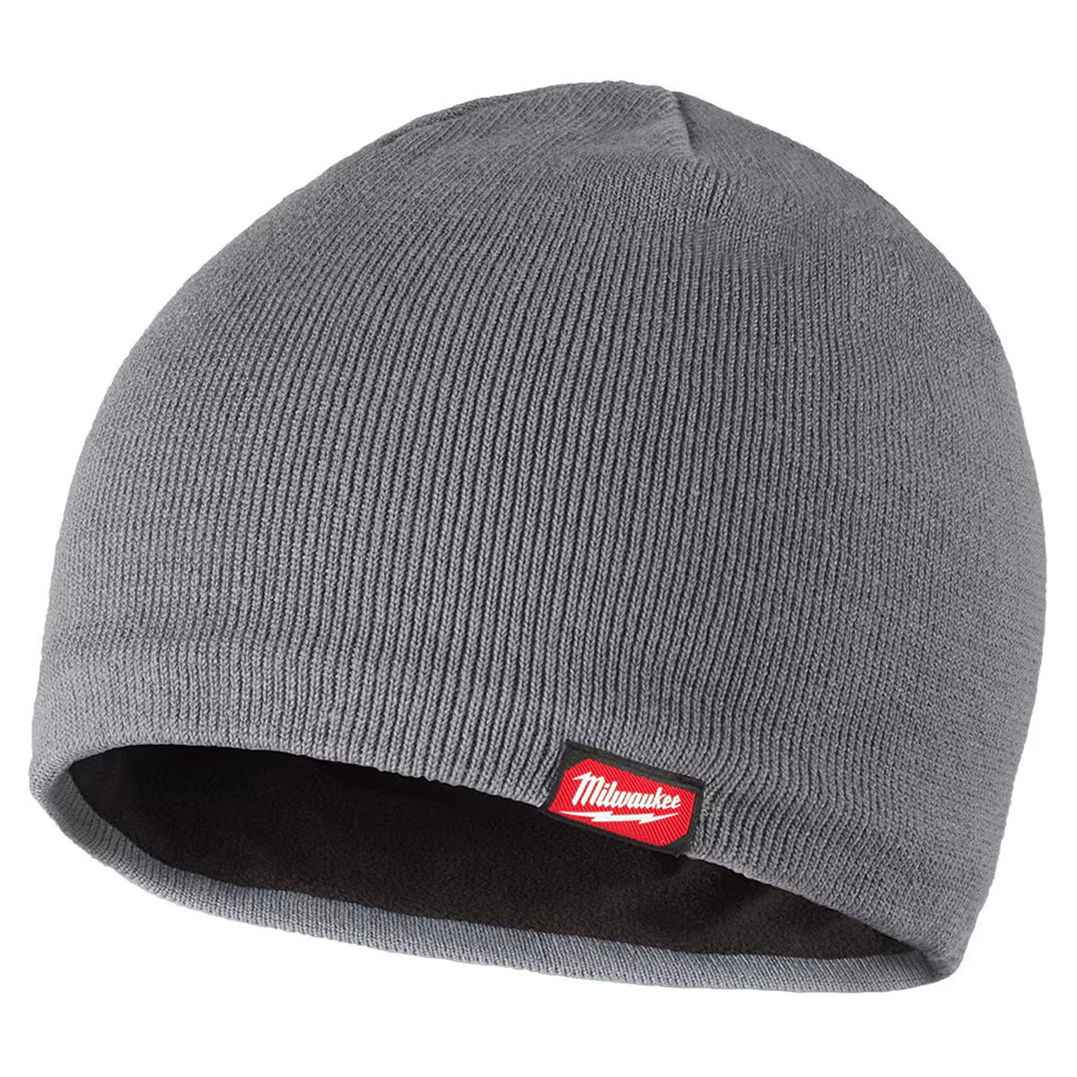 Tuque de travail doublée en polaire, taille unique (gris)