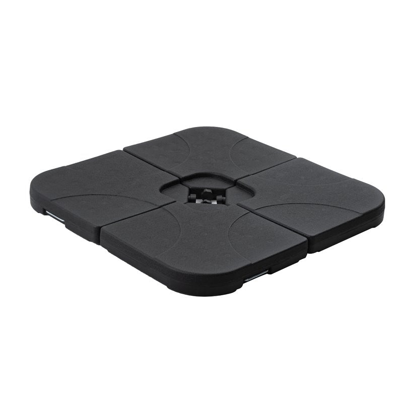 Ensemble de dalles remplissable pour base de parasol suspendu, 4 morceaux
