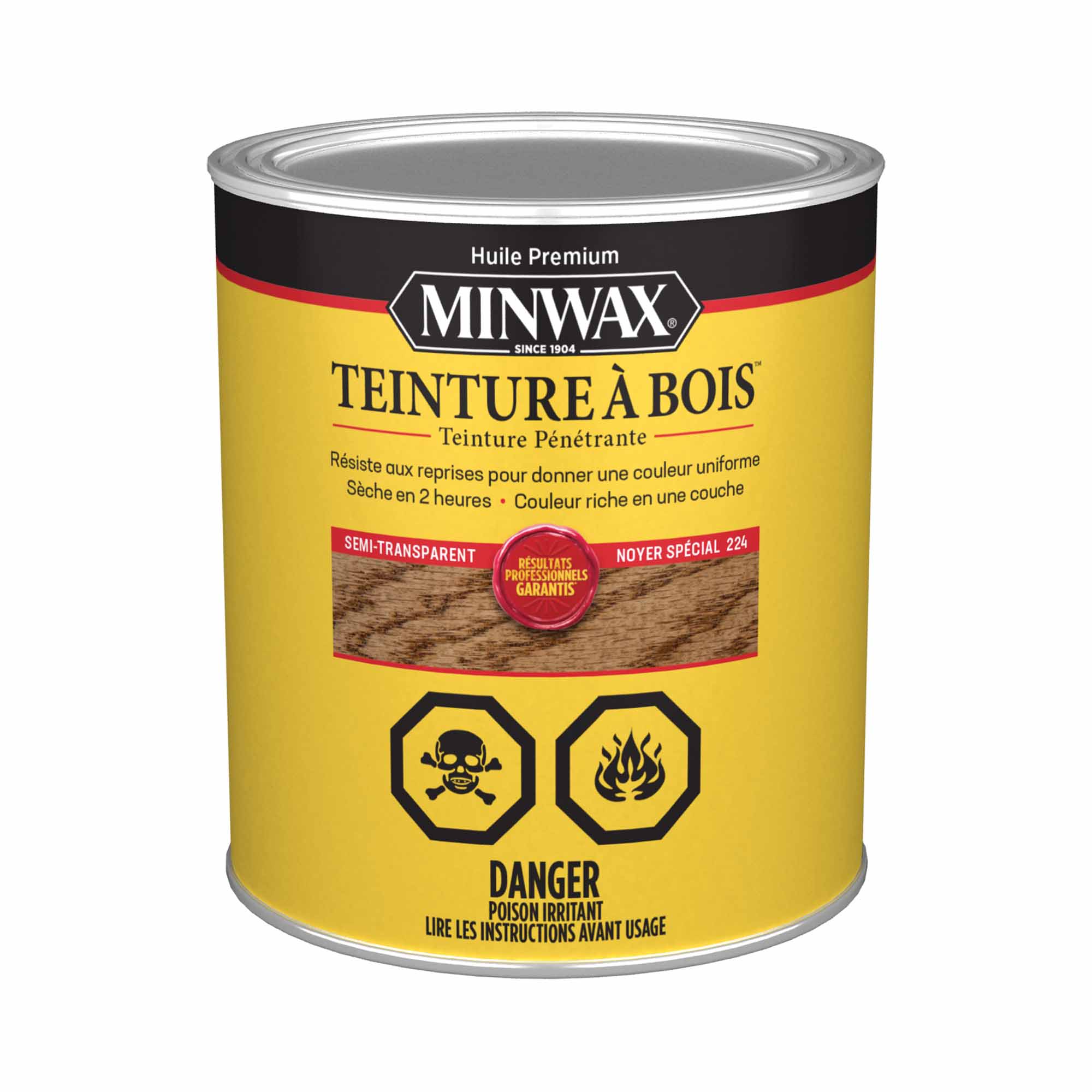 Minwax teinture à bois semi-transparent noyer spécial, 946 ml