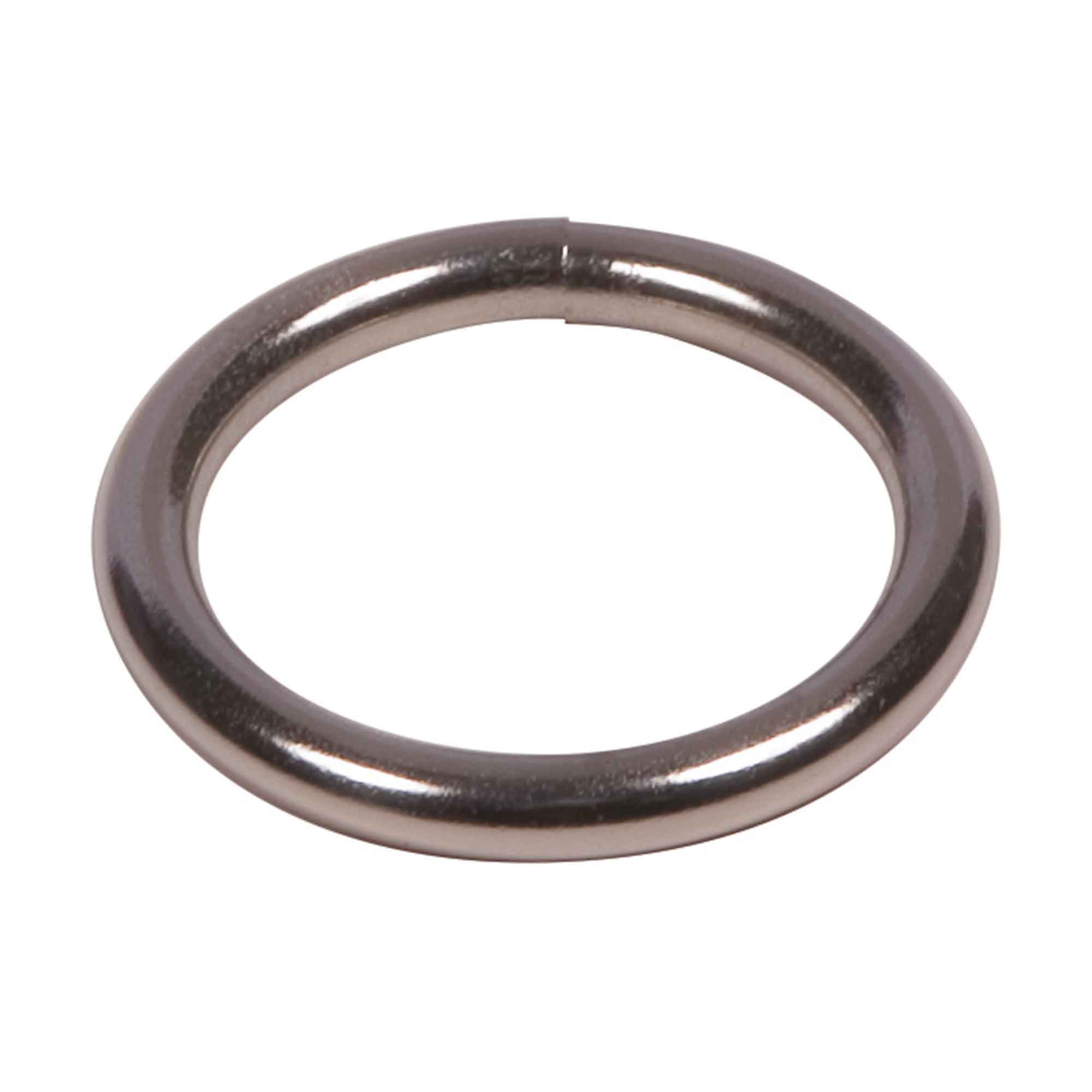 Anneau rond en acier plaqué zinc, 1-1/4"