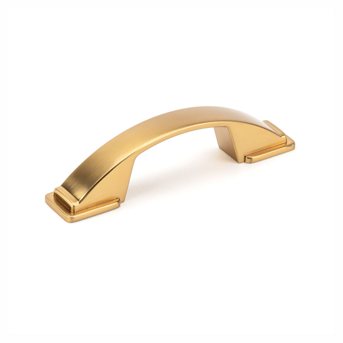 Poignée Lucca en métal Or Aurum brossé, 76 mm C/C