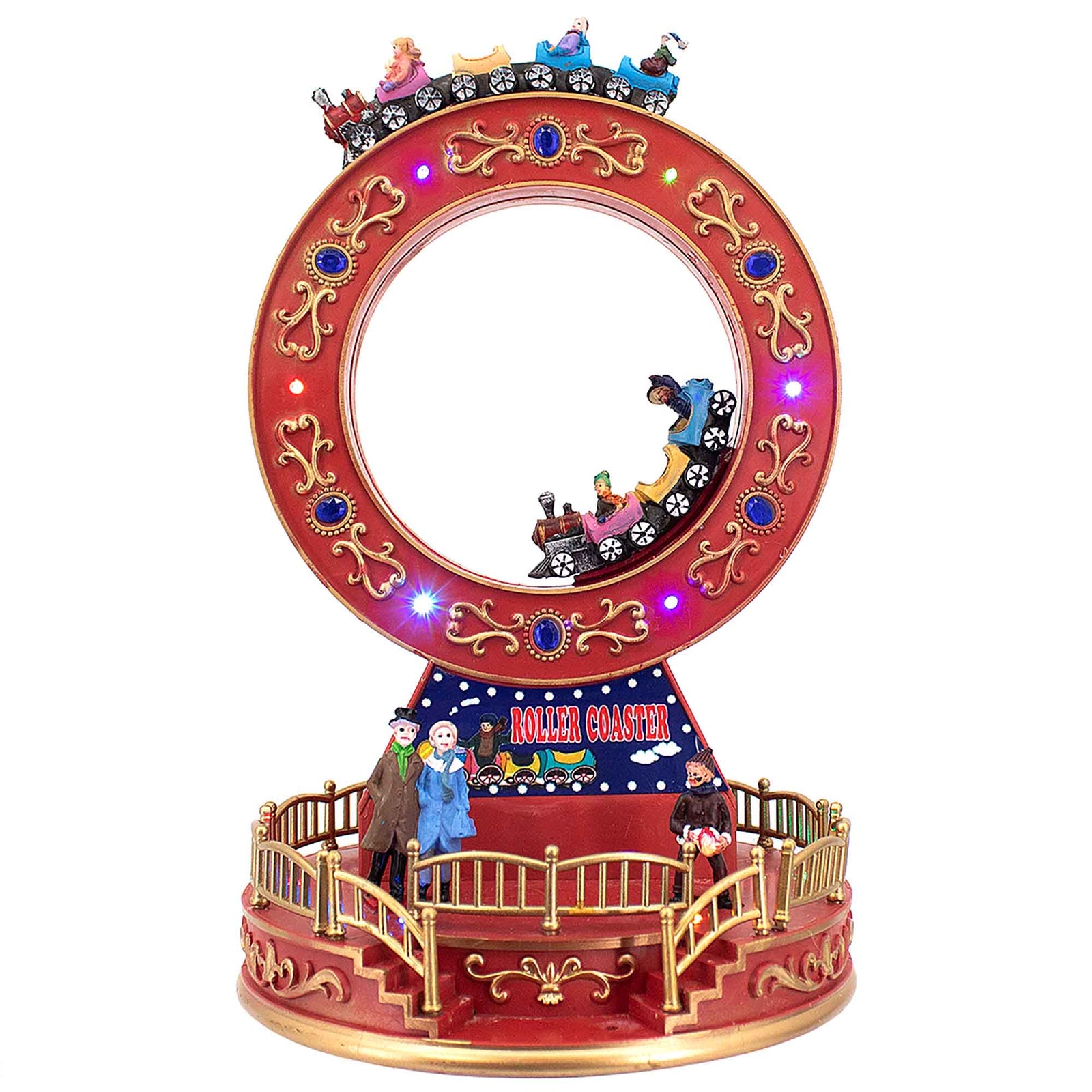 Manège de montagnes russes animées, 7''