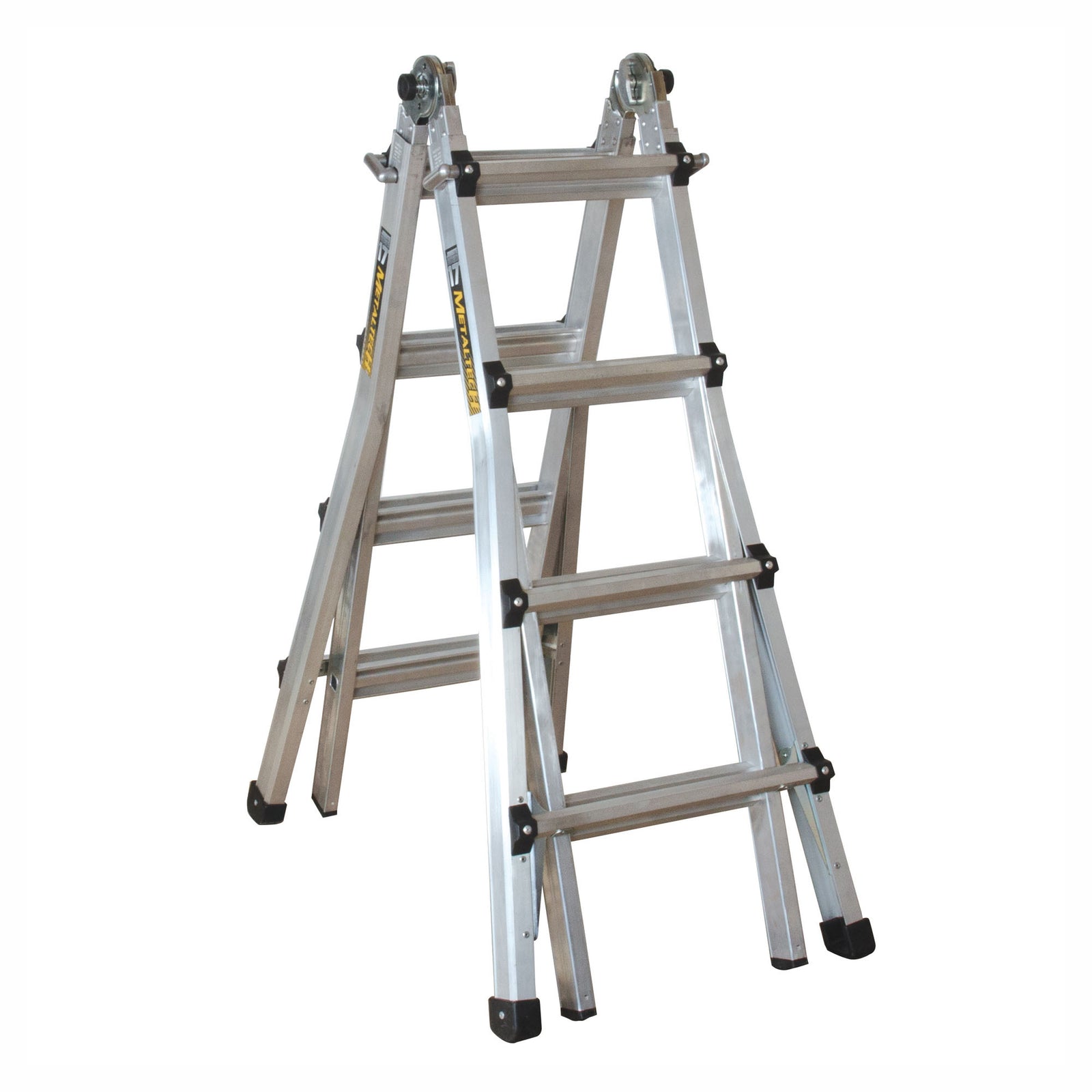 Échelle télescopique en aluminium à multipositions, 17' (grade 1A)