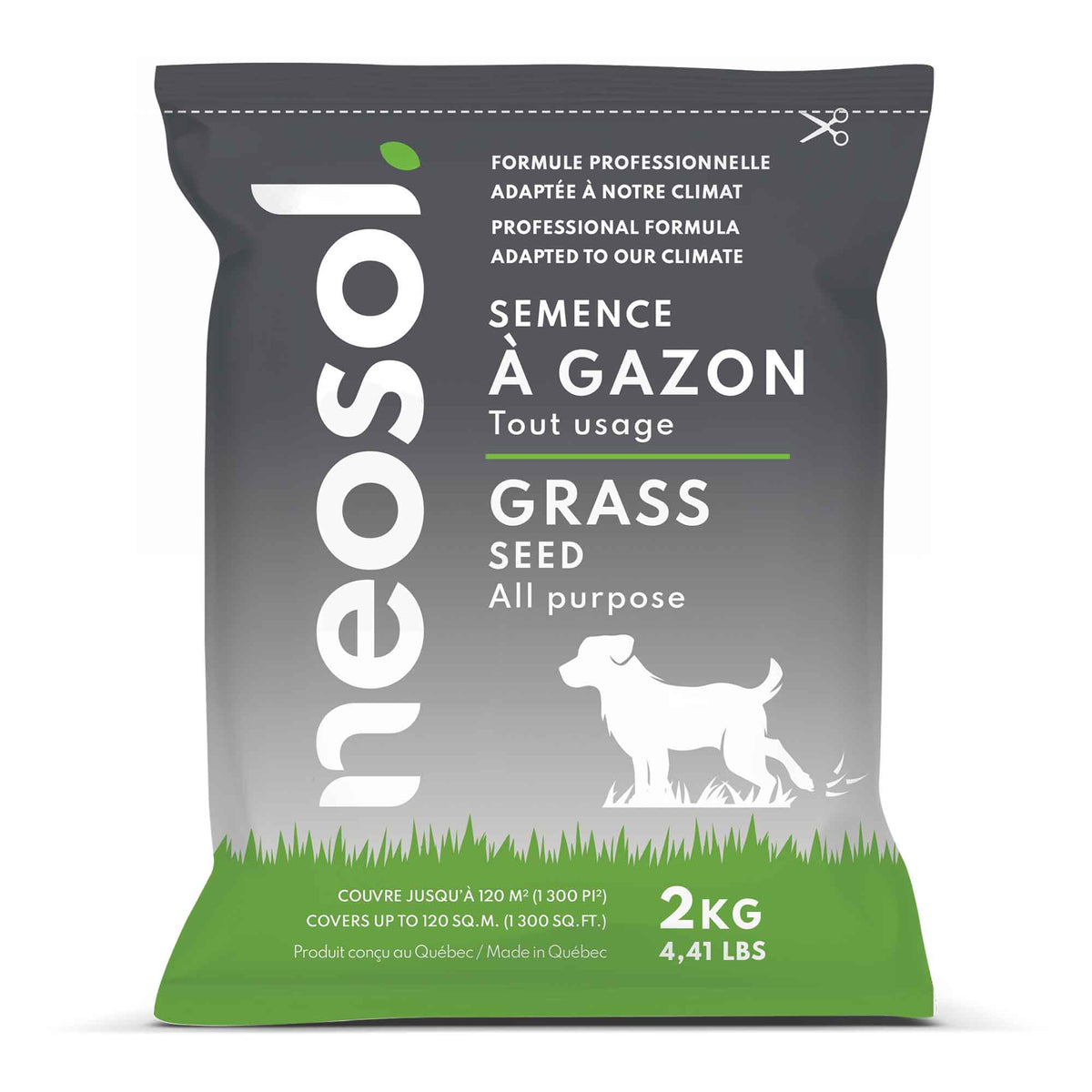 Semences à gazon tout usage, 2 kg