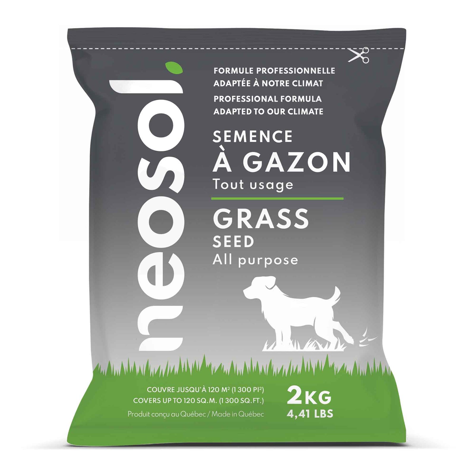 Semences à gazon tout usage, 2 kg