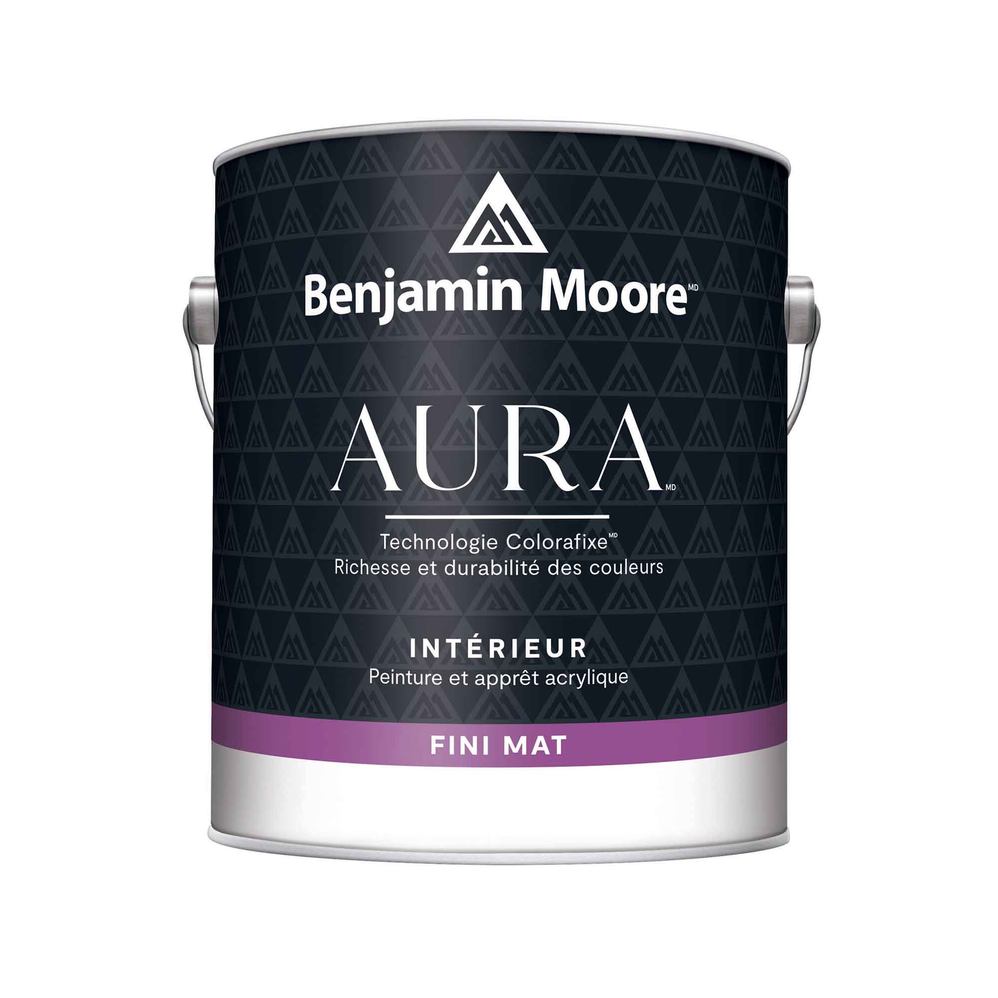 Peinture et apprêt d’intérieur Aura mat base 3, 3,79 L