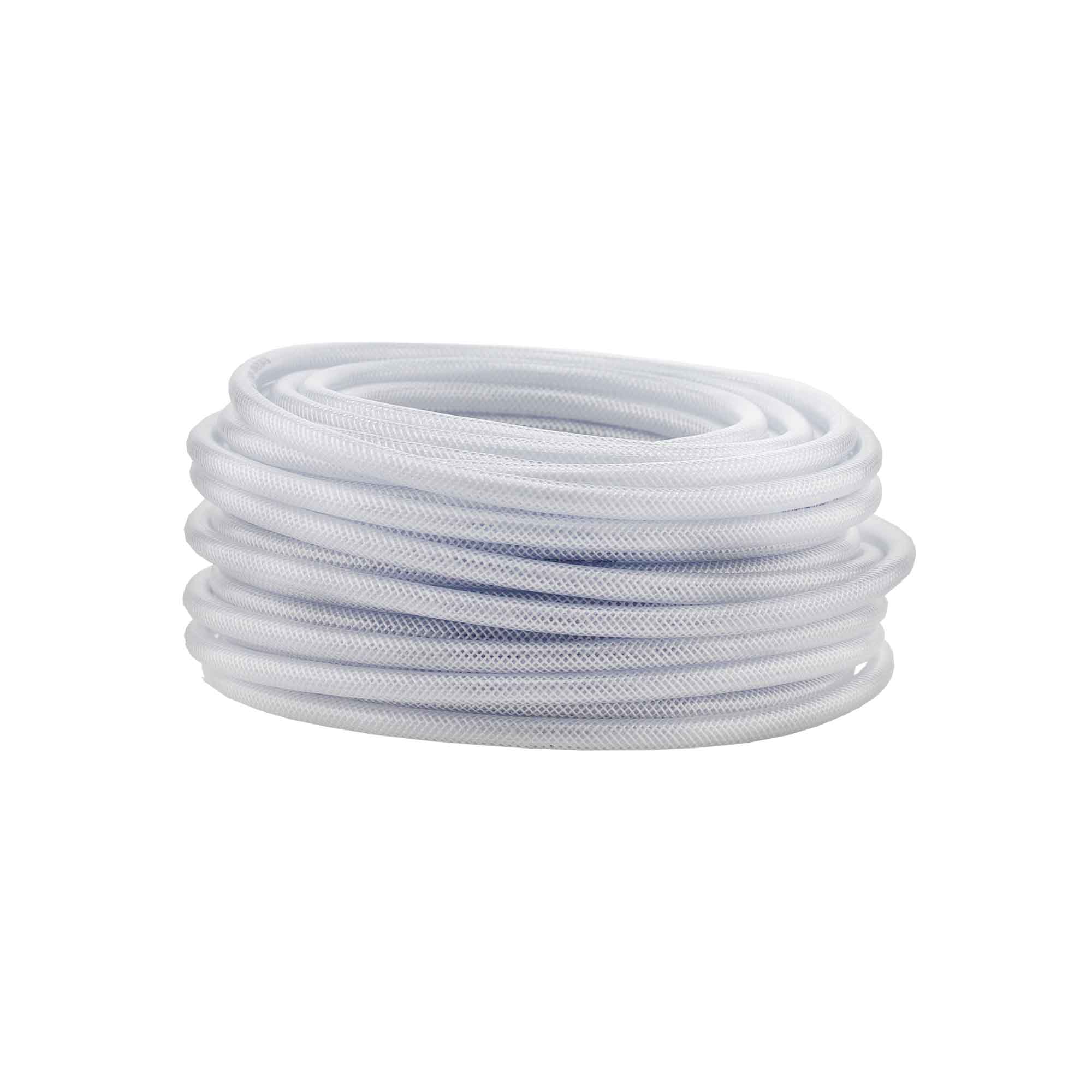 Tuyau en PVC clair renforcé de polyester, 3/4" OD x 1/2" ID x 100'