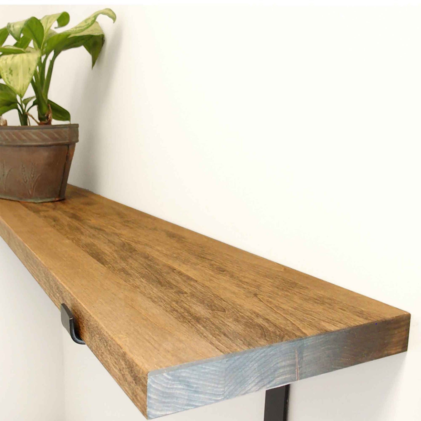 Tablette décorative en bois massif, 1,5" x 8" x 48" 