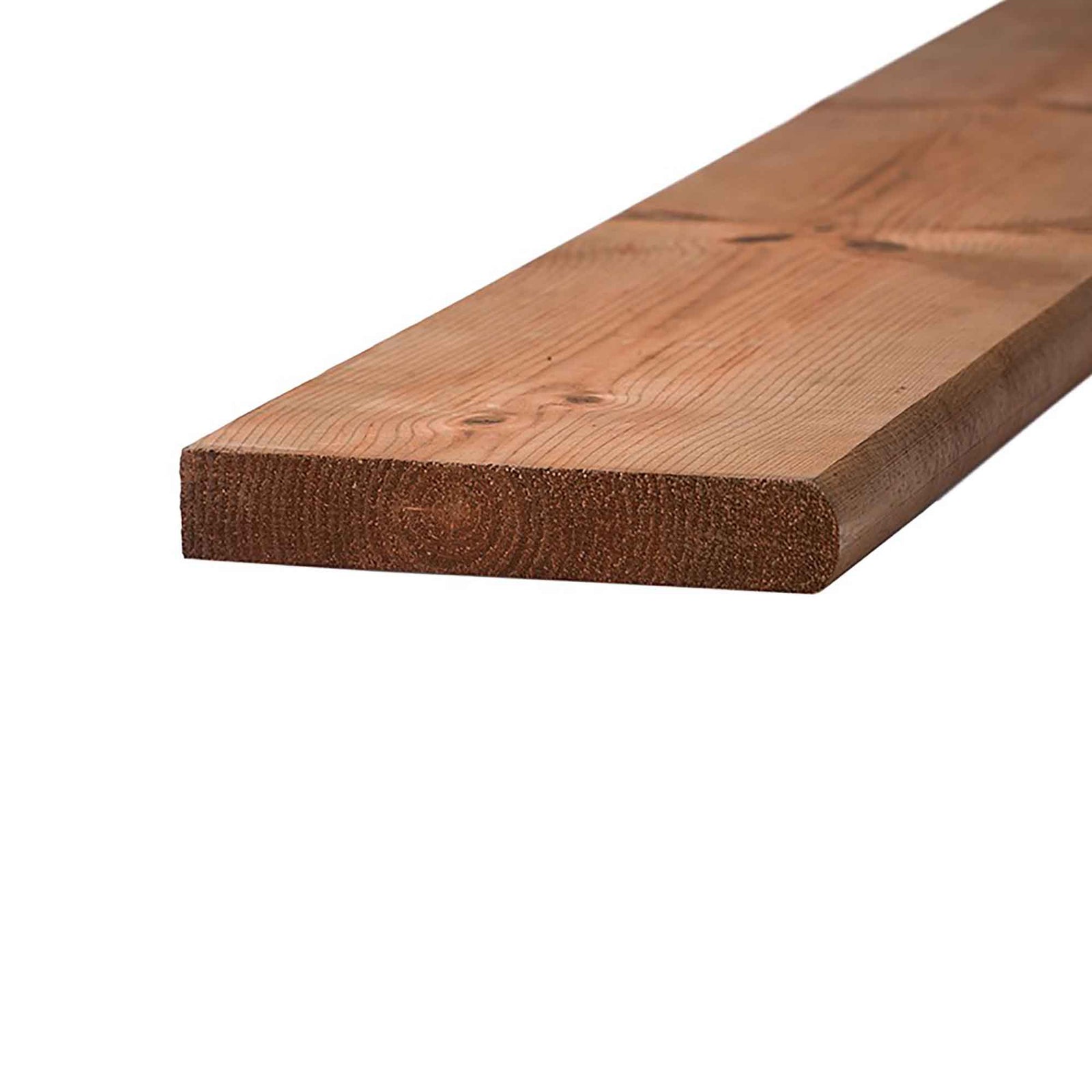 Marche en bois traité brun, 2" x 12" x 48"