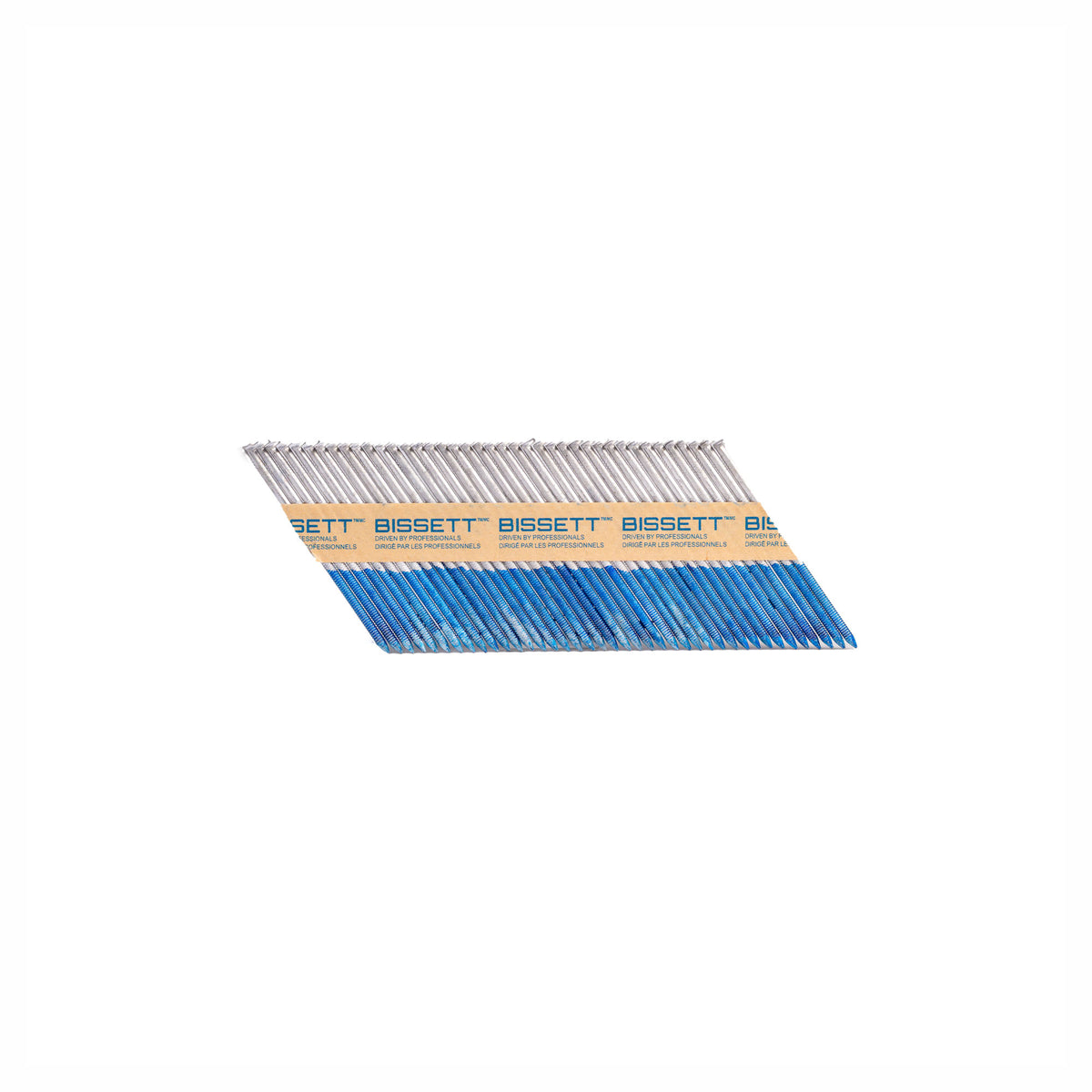Clous galvanisés à chaud sur bande de papier à angle de 31° avec tiges annelées, 3-1/4'' x .120 (3 000 unités)