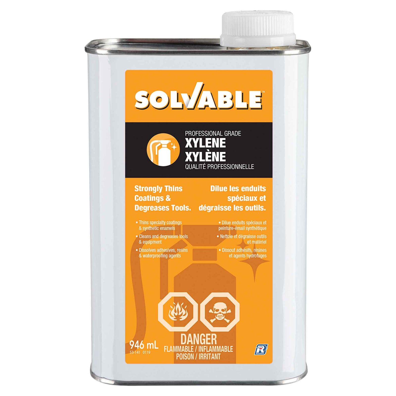 Diluant xylène de qualité professionnelle, 946 ml