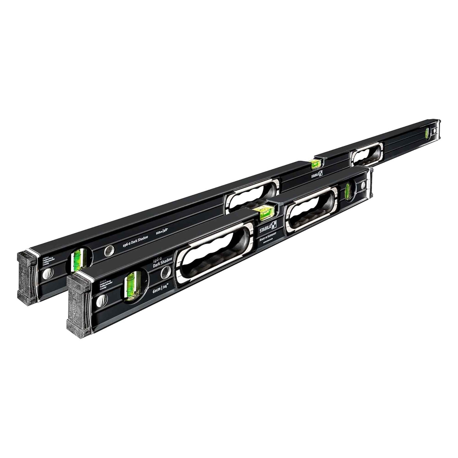 Ensemble de 2 niveaux robustes Type 196 Dark Shadow, 48'' et 24''