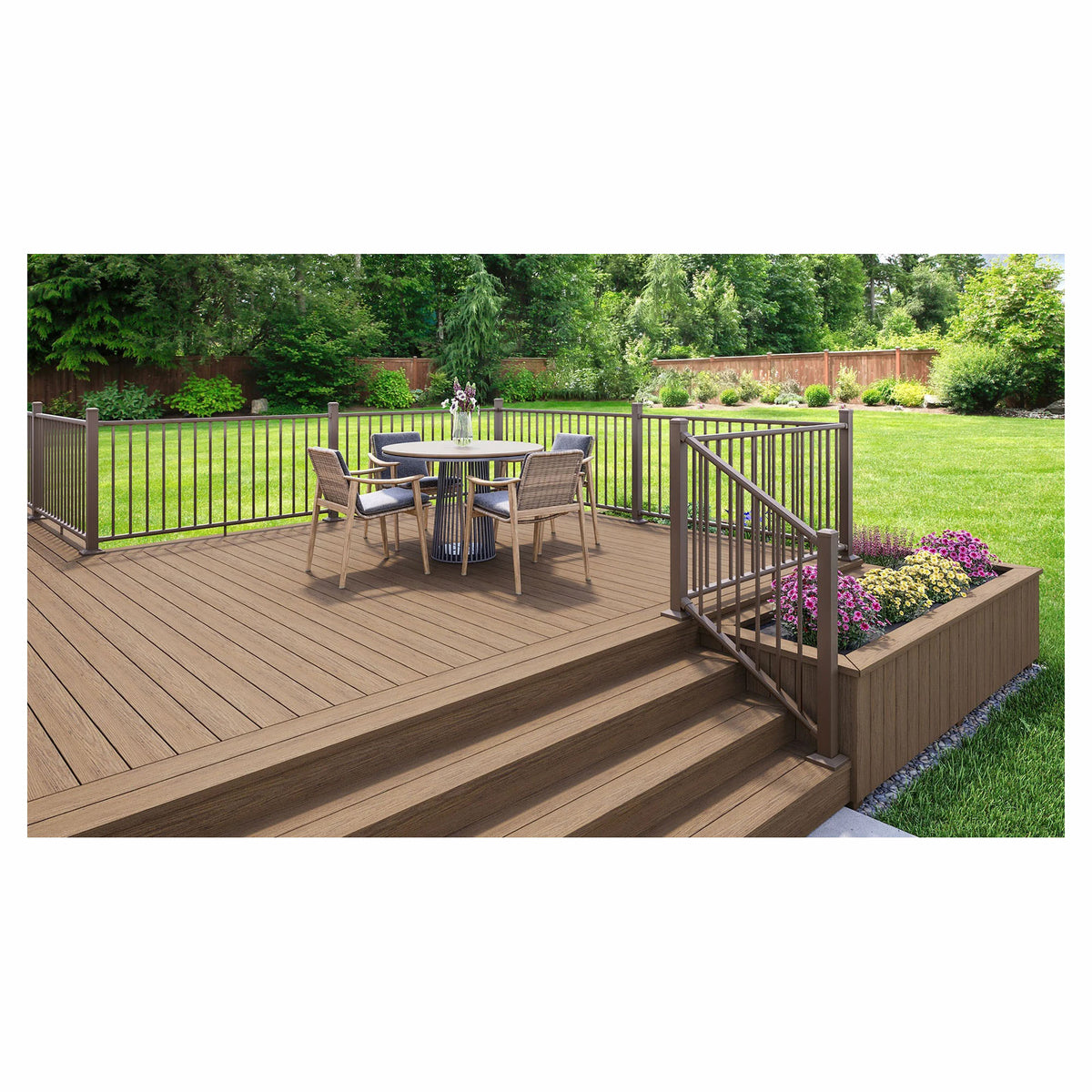 Planche de composite Ventura rainurée de 15/16'' x 5-1/2'' x 12', Sandbar