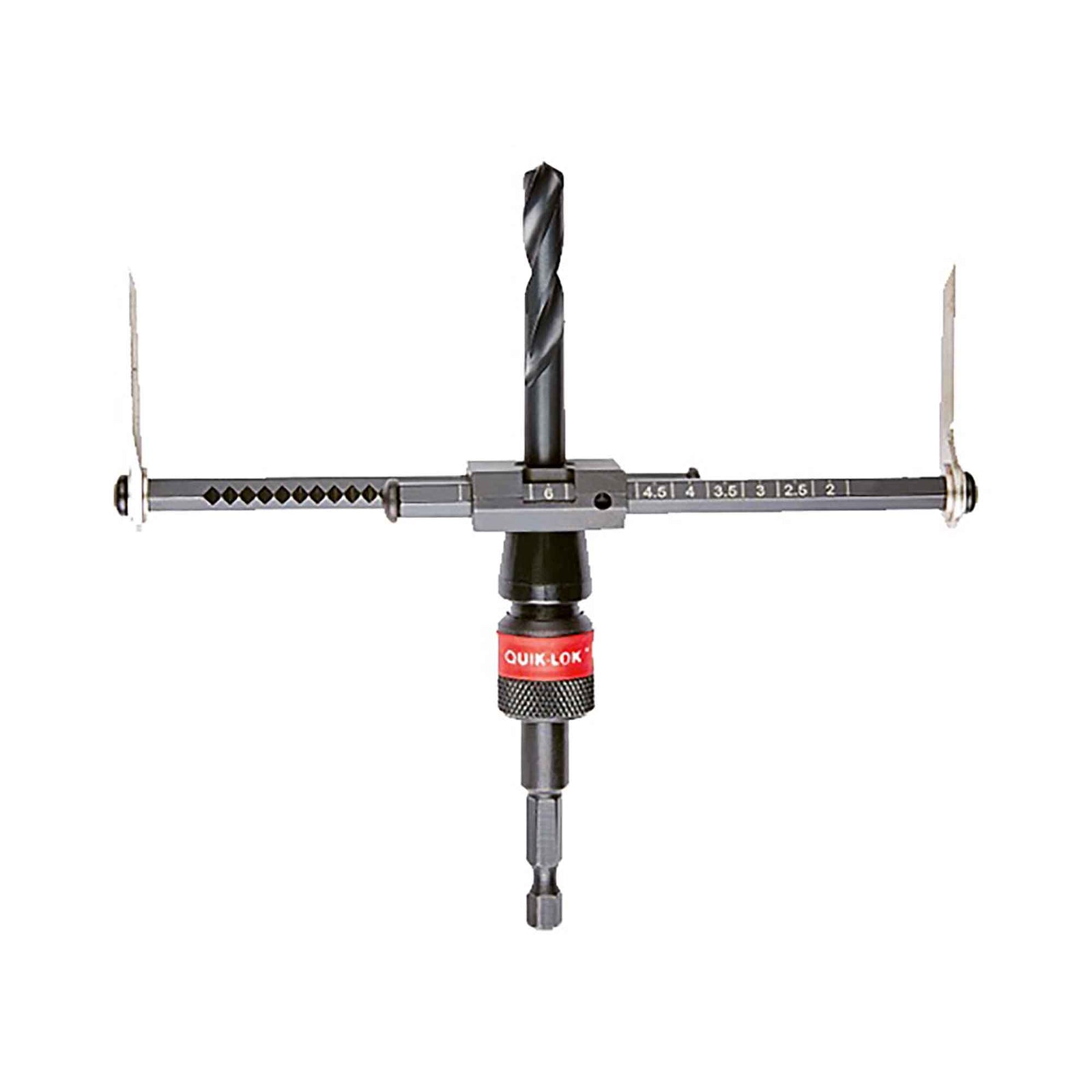 Scie emporte-pièce réglable, de 2" à 7" avec des incréments de 1/4"