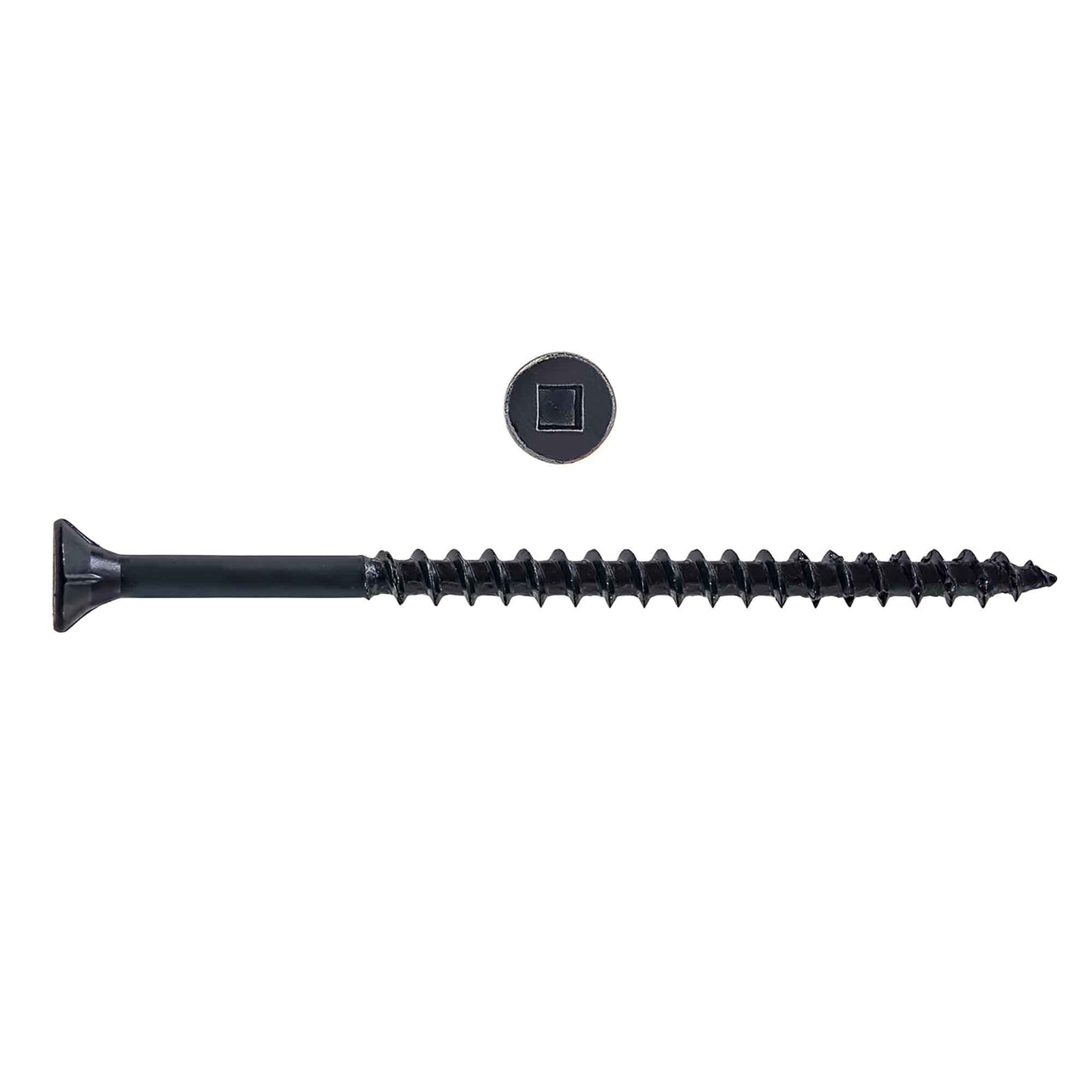 Vis de construction noire, #8 x 3" (8 unités)