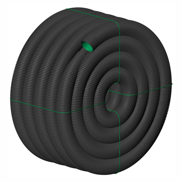 Drain flexible perforé Soliflex à intérieur lisse, 4'' x 147,6 ...