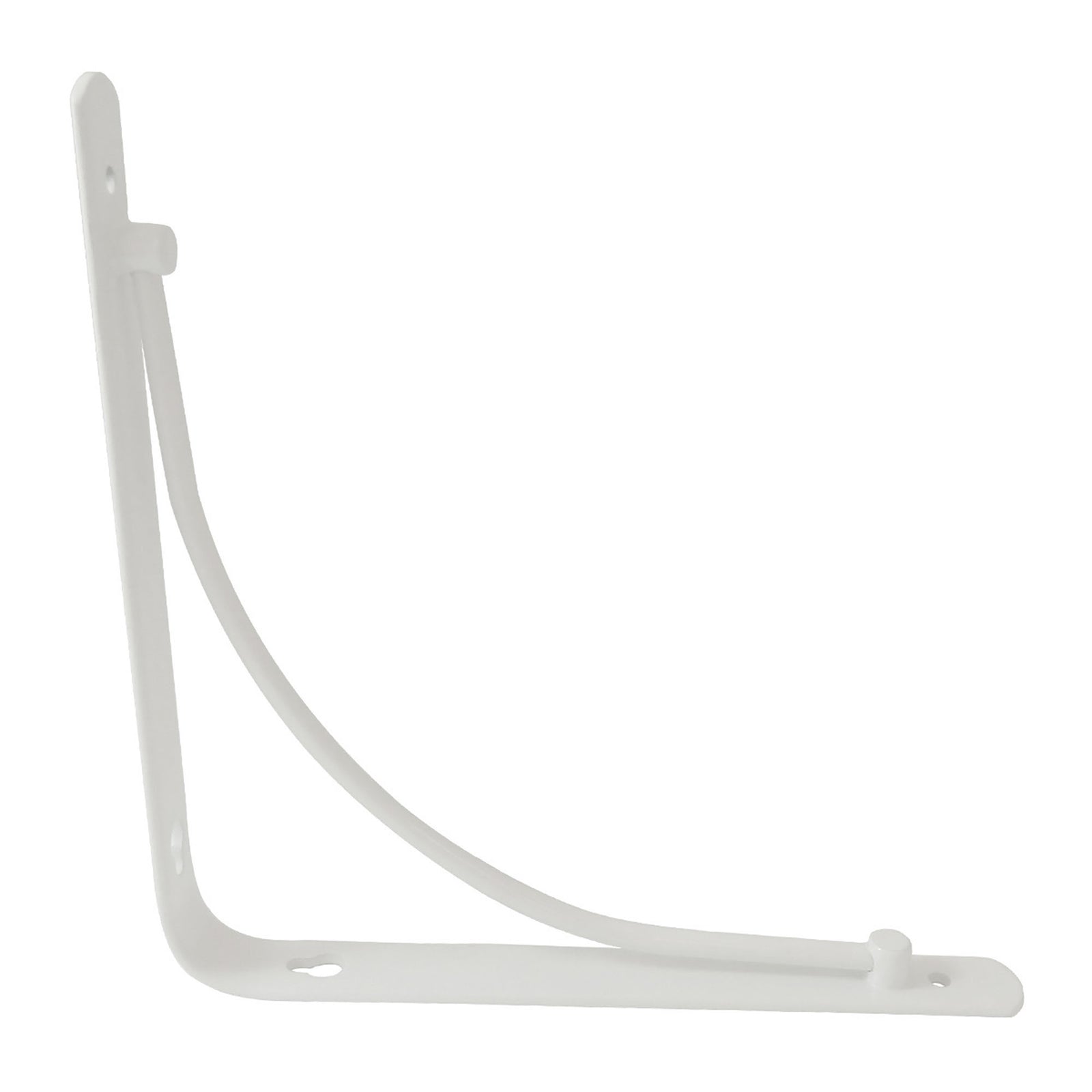 Support blanc et décoratif à tablette # 4971, 8'' x 8''