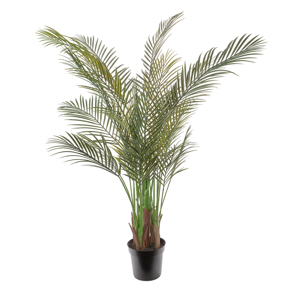 Palmier Areca artificiel en pot, 59&quot;