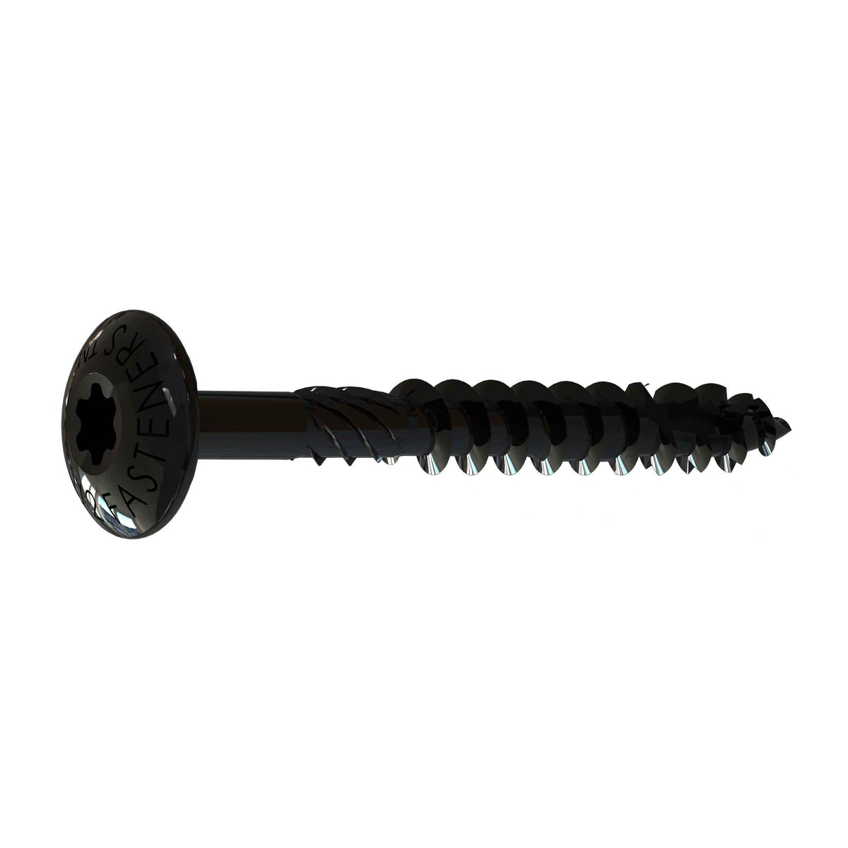 Vis de construction U2 Fasteners en noir, 5/16&quot; x 6&quot; (40 unités)