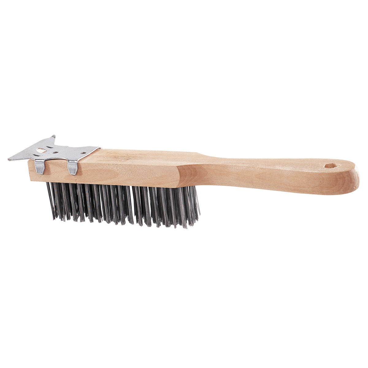 Brosse extra-forte en acier à haute teneur en carbone de 1 1/2&#39;&#39; (3,8 cm) avec grattoir