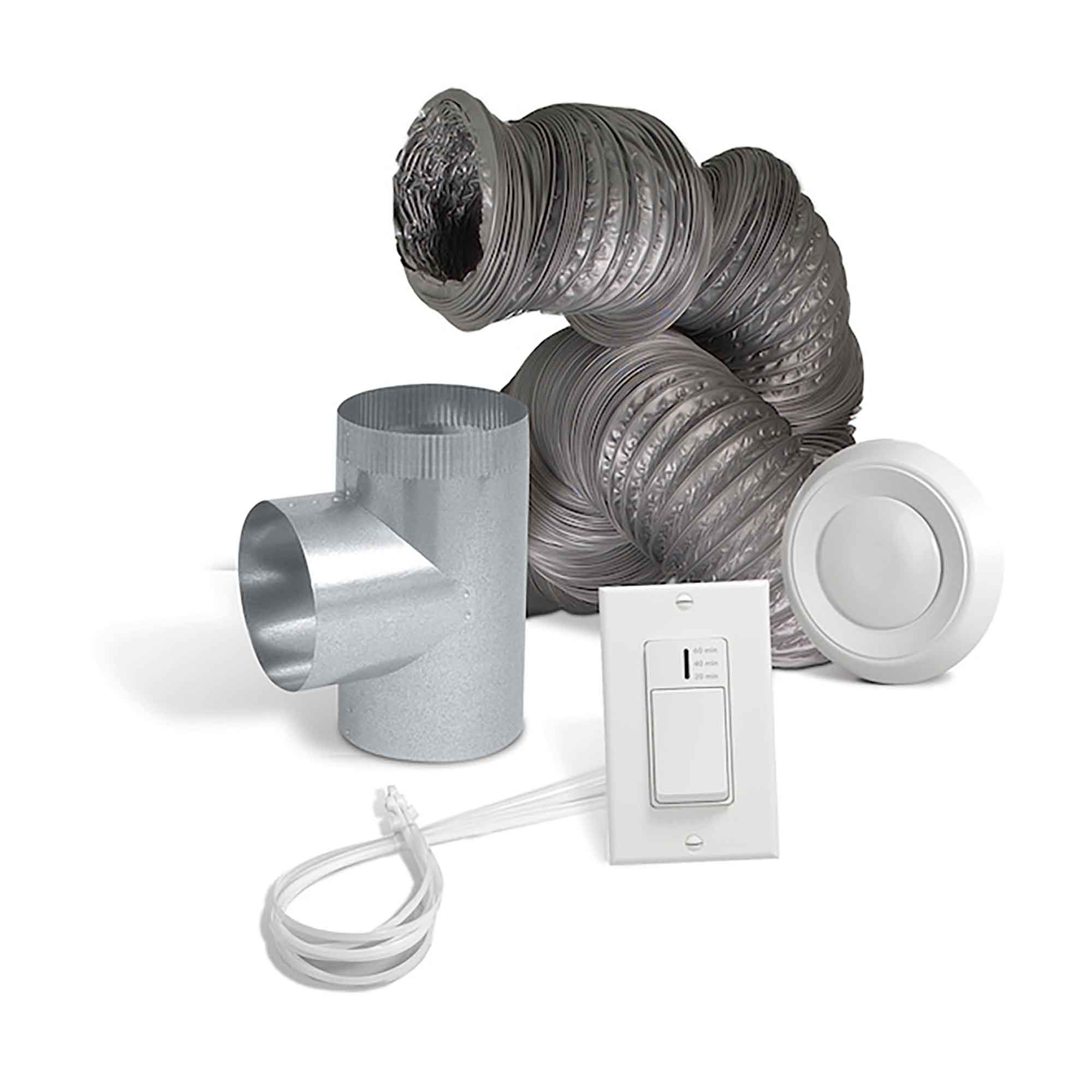 Trousse d'installation optionnelle pour salle de bain, pour échangeurs d'air HRV110 et ERV130