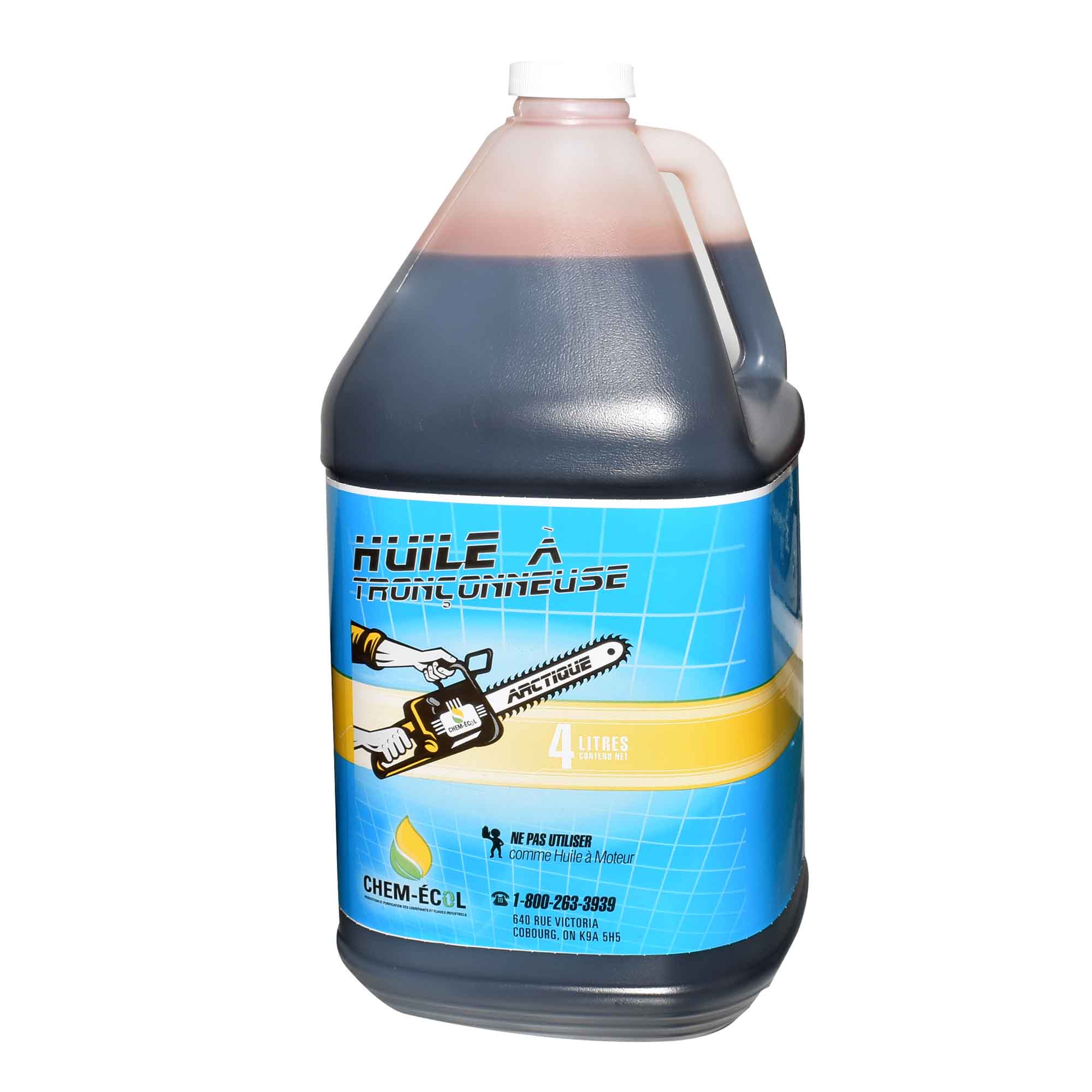 Huile à chaîne Chem-Ecol pour tronçonneuse (Arctique / légère), 4 litres   