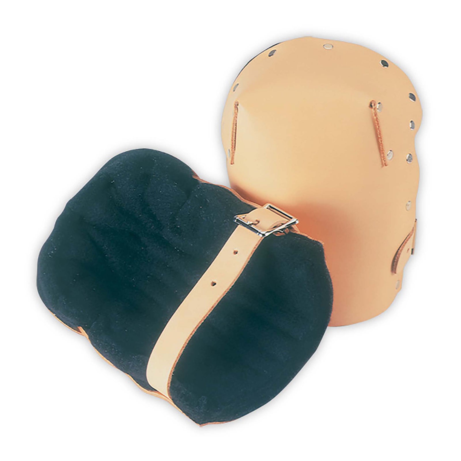 Genouillères robustes en cuir 