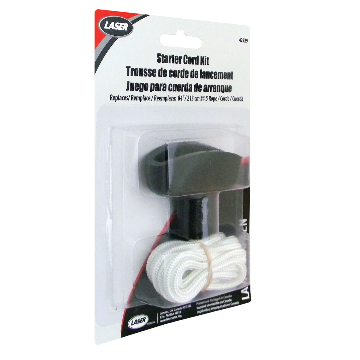 Corde et poignée de démarrage, 84'' 