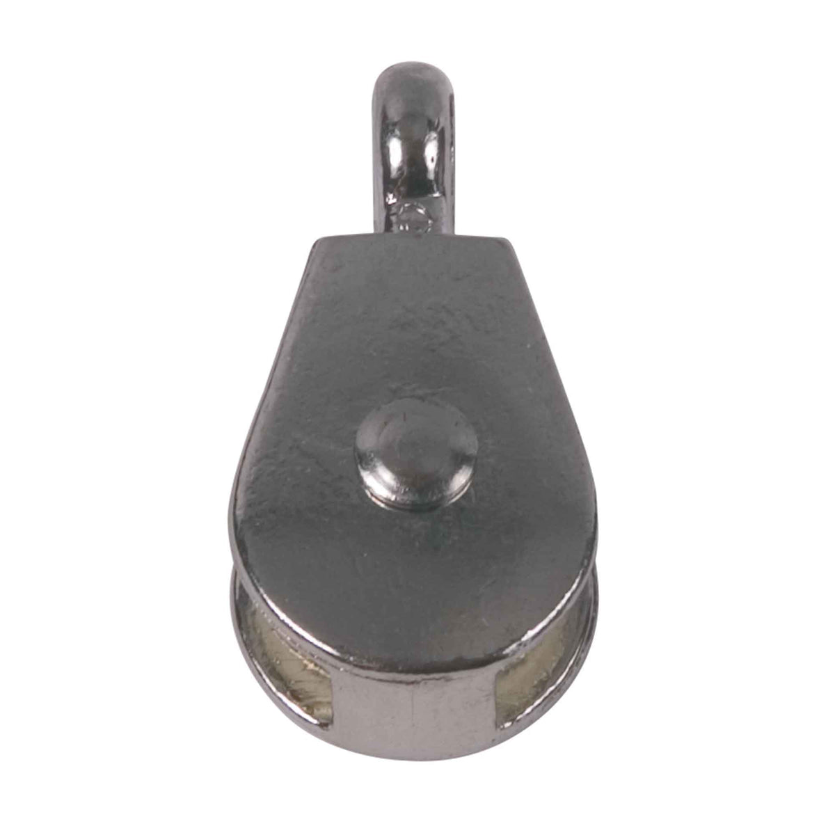 Poulie simple à œil fixe en acier en acier plaqué zinc, 1"