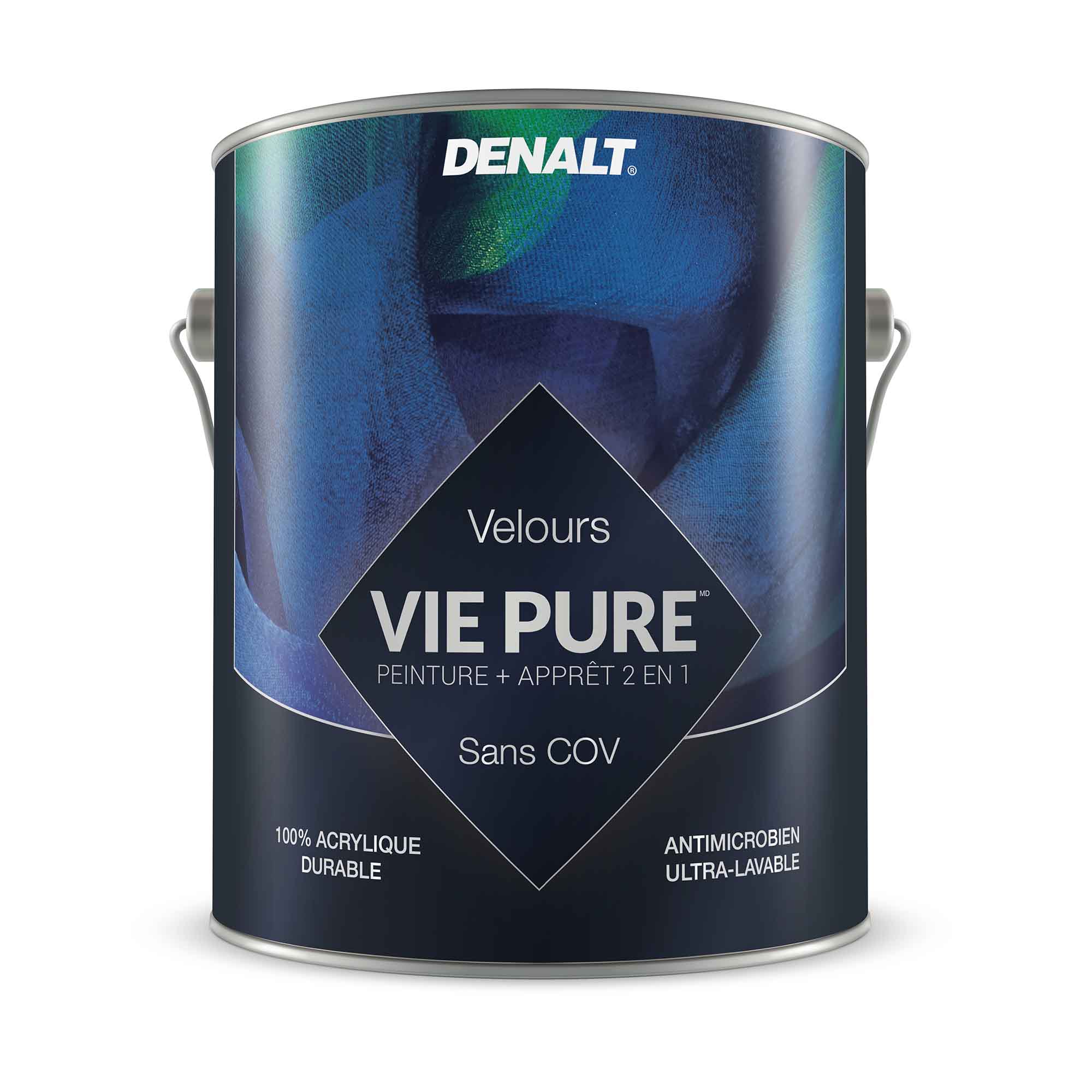 Peinture et apprêt 2 en 1 Vie Pure velours base neutre, 3,7 L