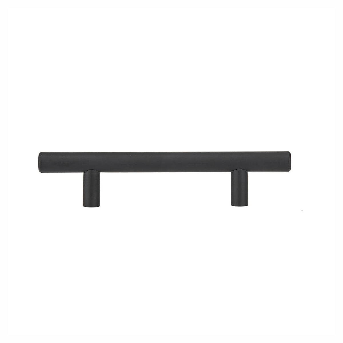 Poignée en métal de 76 mm C/C, noir mat (8 unités)