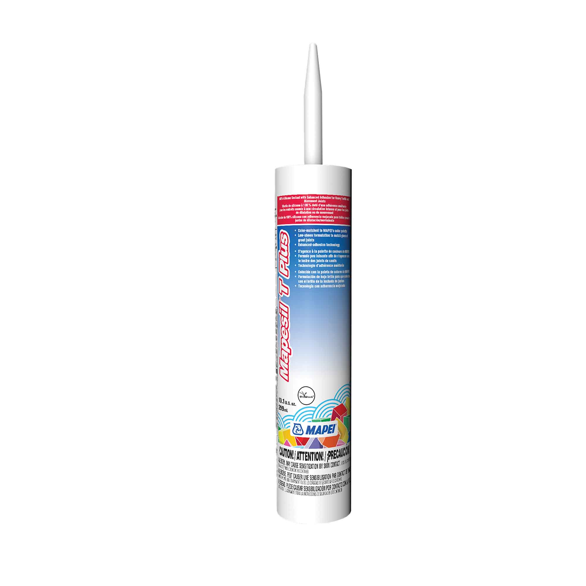 Mastic de silicone Mapesil T Plus de 299 ml, bois de grève #105