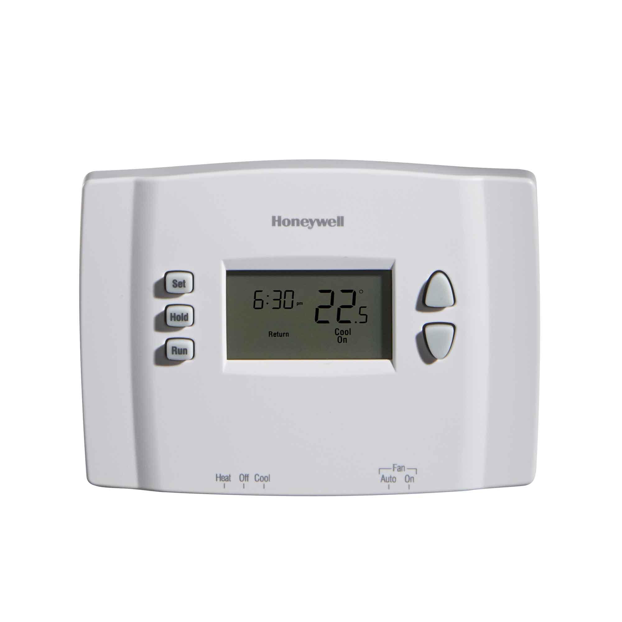 Thermostat digital programmable blanc, pour systèmes de chauffage et de climatisation 24 V -1