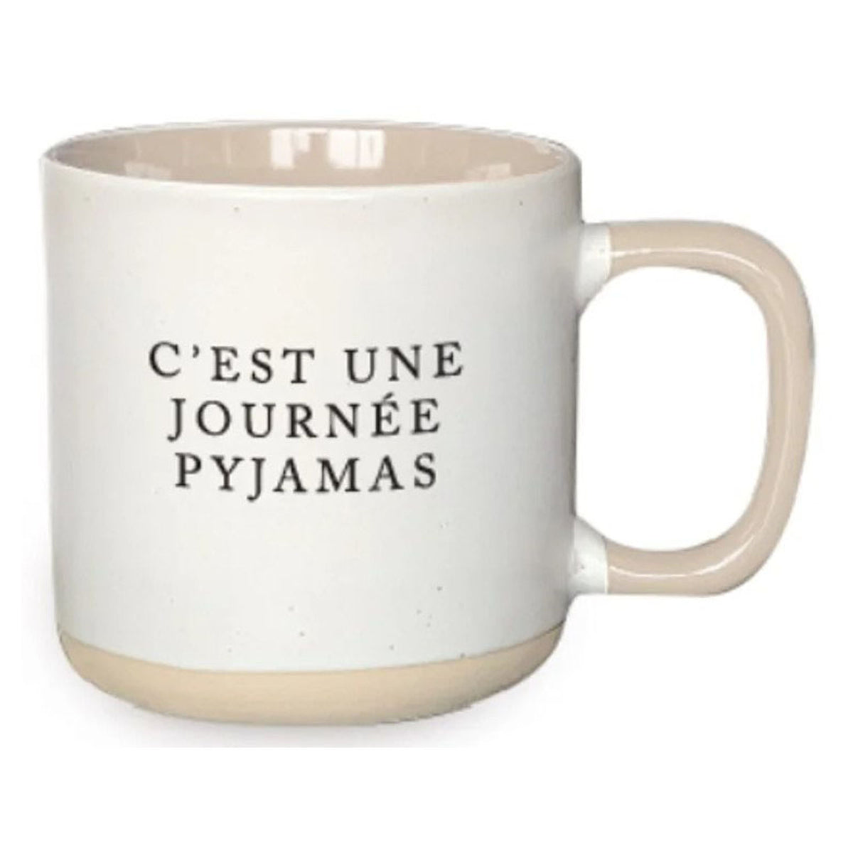 Tasse à café "C’EST UNE JOURNÉE PYJAMAS", 4" x 4"
