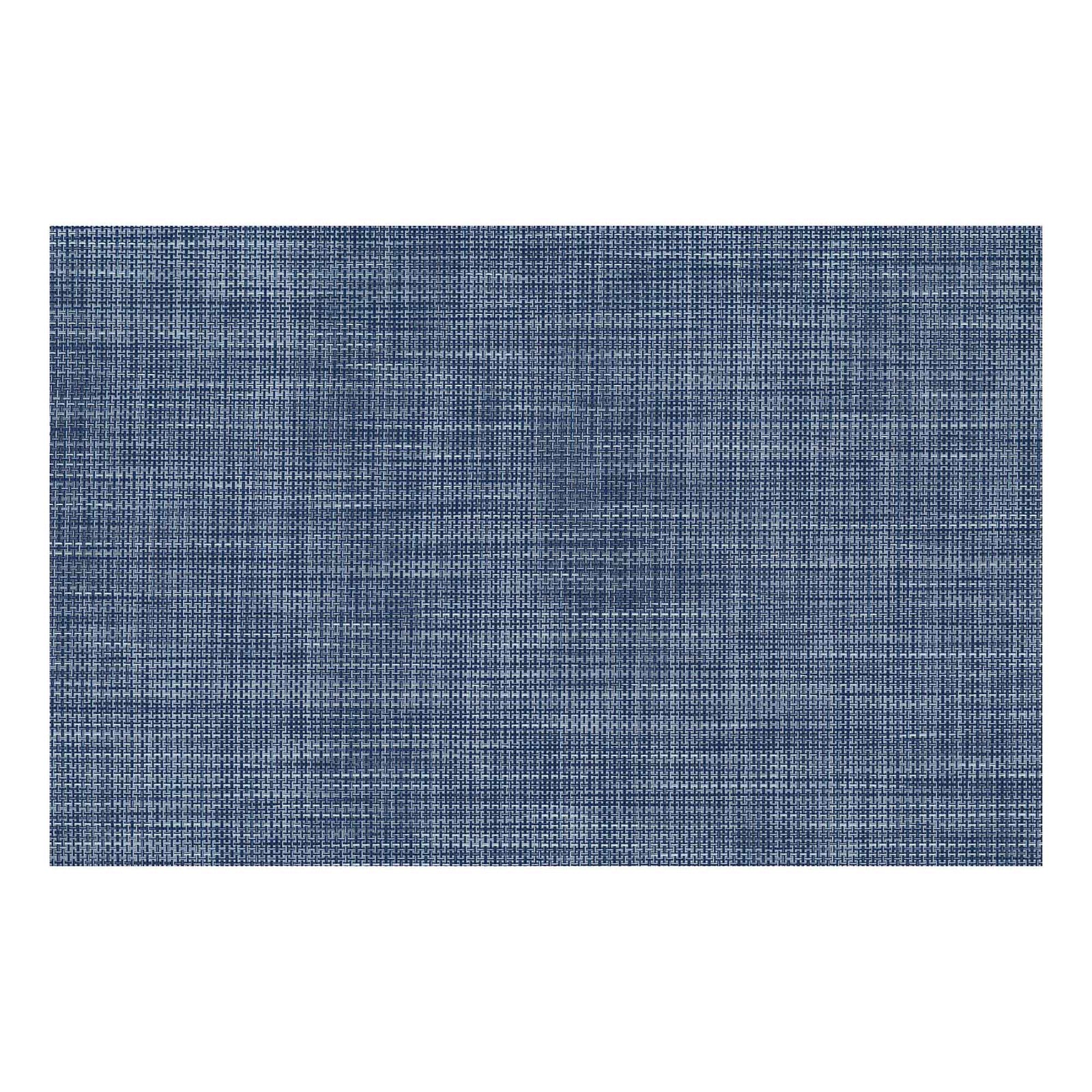 Napperon tissé en textilène de 12" x 18", bleu marine