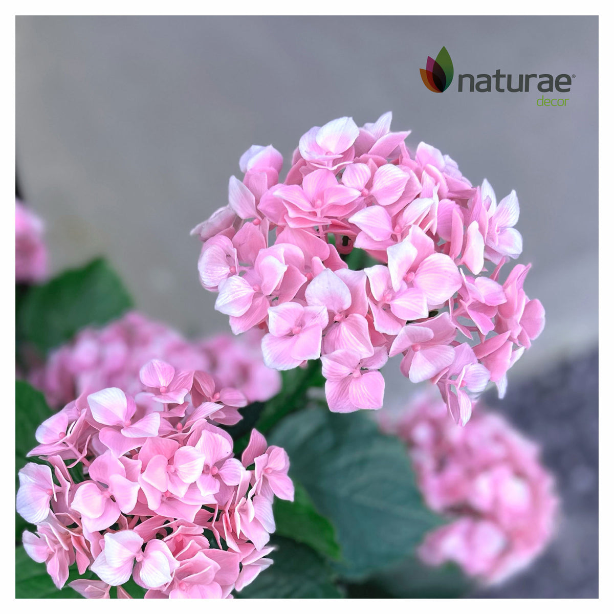 Arbre d'hortensia artificiel, 24" (rose)