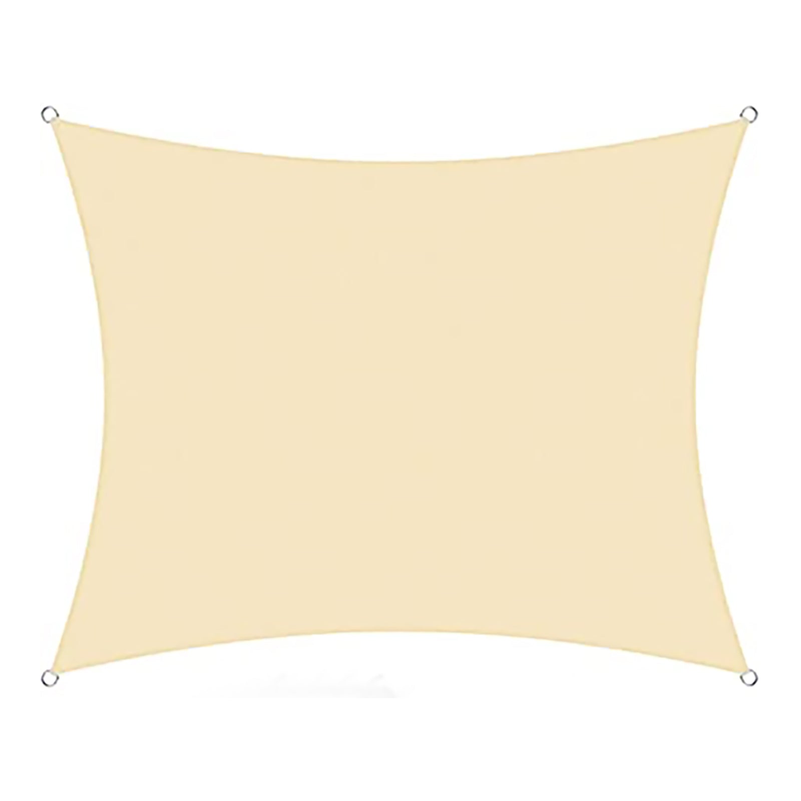 Voile d'ombrage carrée de 3,6 m x 3,6 m, beige