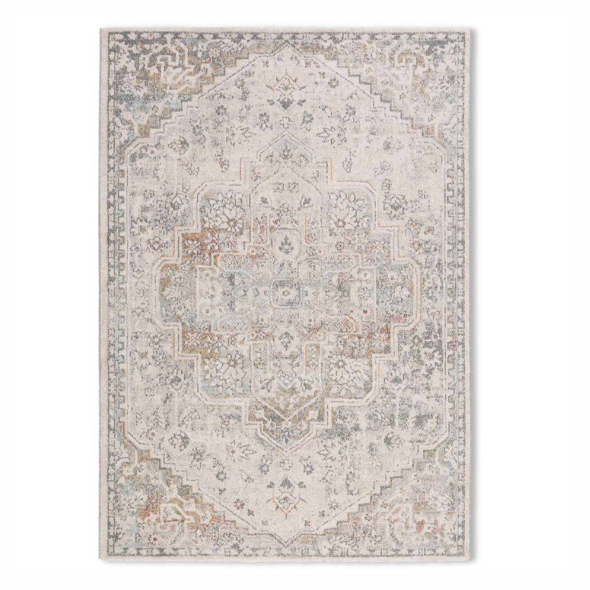 Tapis Cubana en polypropylène tissé à la machine, 5'-3" x 7'-6" (CUB-1501)